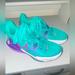 Nike Shoes | Nike Lebron Witness 6 Basketball Shoes Teal And Pink. Size 7.5 | Color: Blue/Pink | Size: 7.5