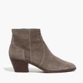 Madewell Shoes | New Madewell Size 8.5 The Western Boot In Suede Wet Pebble Taupe Gray | Color: Gray | Size: 8.5