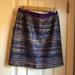 Kate Spade Skirts | Kate Spade Tweed Mini Skirt | Color: Gold/Purple | Size: 6