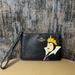 Coach Bags | Limited Edition Coach Disney X Coach Corner Zip Wristlet With Evil Queen Motif | Color: Black | Size: Os