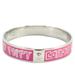 Coach Jewelry | Coach Poppy Bangle Bracelet 8” | Color: Pink/Silver | Size: Os