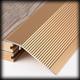 EMISOO Floor Transition Strip Aluminum Threshold Ramp Floor Tile Laminate Edge Trim Non Slip Threshold Strip Doorway Flooring Reducer For Large Drop High 10mm-40mm (Color : C, Size : L:90cm (3ft))