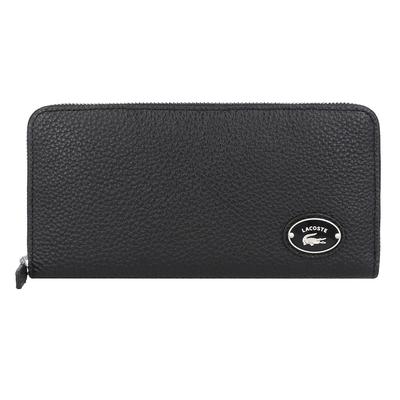 Lacoste Origin Croc Geldbörse Leder 20 cm black Schwarz Damen Image