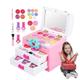 Kids Makeup Set | Washable Makeup Playset for Kids,Make up Set Dress-Up Birthday Toys for 3-10 Years Old Kids Girls