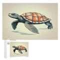 Agashi Turtle Jigsaw Puzzles 300/500/1000 Pieces Puzzle for Adults Fun Toy Intellectual Game Education Game Home Stress Relief Toy/Style-11/1000Pcs