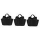 HEMOTON 3pcs Garden Buggy Bag Heavy Duty Brackets Garden Tool Tote Crystal Fruit Bowl Gardening Tool Pouch Tools Bag Tool Bag Multi-pocket Bag for Tools Oxford Cloth Garden Tools Portable