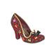 Irregular Choice Damen Kugel Boo Pumps, rot, 37 EU