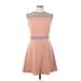 Zara Casual Dress - A-Line: Pink Dresses - Women's Size Large