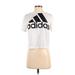 Adidas Active T-Shirt: White Activewear - Women's Size Small