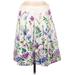 rsvp by TALBOTS Casual Skirt: Purple Floral Bottoms - Women's Size 6 Petite