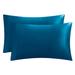 Juicy Couture Pillow Cases Microfiber/Polyester/Silk/Satin in Blue | Standard | Wayfair JYS023298