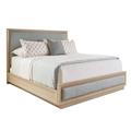 Tommy Bahama Home Sunset Key Grayson Bed Wood & /Upholstered/Polyester in Gray/Black/Brown | 56 H x 77.25 W x 91.25 D in | Wayfair 01-0578-145C-40