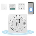 Mini interrupteur intelligent sans fil wi-fi fil neutre contrôle via application Compatible avec