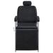 Inbox Zero Recliner Tattoo Chair w/ Headrest, Adjustable Spa Massage Bed w/ Storage Shelf 2767 Faux Leather in Black | Wayfair