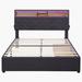 Ivy Bronx Khamauri Platform Bed Upholstered/Linen in Gray | 44.7 H x 55.1 W x 82.1 D in | Wayfair AF5A1EFC748947CE8C5F1CBBB8715B35