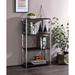 17 Stories Vontrice Bookcase Metal in Black/Brown/Gray | 42 H x 24 W x 11 D in | Wayfair 992DEA9418D5470A9F7D3B145BF9A302