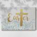 The Holiday Aisle® Easter Wildflowers On Canvas Textual Art Canvas, Solid Wood in White/Yellow | 8 H x 12 W x 1.5 D in | Wayfair