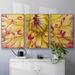 Latitude Run® Blooms II - Multi Piece Framed Canvas Metal in Pink/Yellow | 40 H x 78 W x 2 D in | Wayfair 36B3DCF8BAF14888A9D7648EA1935E85