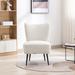 Side Chair - George Oliver Kharim Upholstered Side Chair in White/Black/Brown | 33.5 H x 22.5 W x 27.5 D in | Wayfair