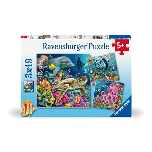 Puzzle Bezaubernde Unterwasserwelt (3X49 Teile)