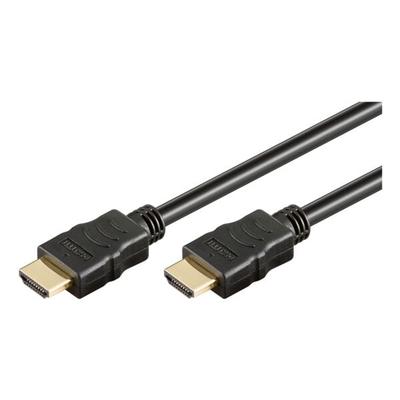 goobay HDMI-Kabel 5 m schwarz schwarz
