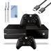 Microsoft Xbox One Original 500GB Gaming Console Black with 2 Controller HDMI Cable Cleaning Kit Bundle Like New
