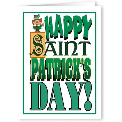 Stonehouse Collection St Patrick's Day Card Pack - 12 Happy St Patrick's Day Cards & Envelopes - Boxed Set