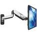 Single Monitor Wall Mount for 13 to 32 Inch Computer Screens, Gas Spring Wall Monitor Arm Holds Up to 17.6lbs