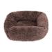 Matoen Small Dog Bed Cat Bed Fluffy Plush Dog Crate Beds for Small Dogs Anti-Slip Pet Bed Dog Crate Pad Sleeping Mat Machine Washable