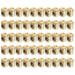 55pcs Barrel Nuts Cross Dowels Slotted Nuts for Furniture Beds Crib Chairs