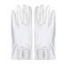 NUOLUX 1 Pair Satin Bowknot Gloves with Pearl Wedding Bridal Gloves Elastic for Women (White)