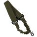 Goodtake Gun Strap Adjustable Multi-function Tactical Rope American Single-point Strap Task Rope Back Straw Ringe Safety Rope Life Rope Green