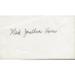 Mark Jonathan Harris Signed 3x5 Index Card Into the Arms of Strangers