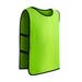 Adults Sports Jersey Pinnies Scrimmage Vest Team Practice Jerseys with Open Sides (Shiny Green)