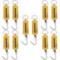 10 pcs Spring Scale 12kg Luggage Fishing Weight Scale Hanging Spring Scale