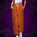 YFPWM Halloween Joggers for Women Loose Pants High Waist Trousers Witch Orange XL