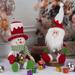 Christmas Candy Bottle Christmas Decoration Santa Claus Snowman Candy Jar Gift Storage Box Decorative Ornaments