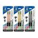 Pen Multicolor Retractable Pen Soft Barrel Grip Pens 1.0 Mm Rose Galaxy Gray (2/Pack) 3-Packs