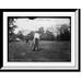 Historic Framed Print Mrs. E.S. Sandford playing golf Essex Country Club golf tournament 17-7/8 x 21-7/8