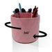 X BOARD Pen Pencil Holder for Desk 360 Rotating Pen Holder with 5 Compartment Spinning Pen Cup Desk Organizer for Office School Home