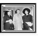 Historic Framed Print [Left to right: Rosa Parks Eleanor Roosevelt and Mrs. H.C. Foster (Autherine Lucy) prior to civil rights rally at Madison Square Garden New York City] 17-7/8 x 21-7/8