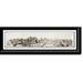 Historic Framed Print TX Dallas skyline Apr. 1st 20 from Butler Bros PHOTO 17-7/8 x 21-7/8