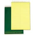 Business Forms Products - Steno Pad Gregg Ruled 100 Sheets 6 X9 Canary Paper - Sold As 1 EA - Steno Book Features A Distinctive Forest Green Cover. The 60 Point Rigid Chipboard Back Provides