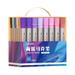 Jzenzero 12/24/36/48/60 Colors Marker Pens Quick Drying Watercolor Pen for Coloring Books School Projects