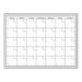 Monthly Dry Erase Calendar. 24x18 Large (Black) Wall Calendar - Monthly Planner .