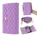 Dteck for Galaxy S20 FE Case Wallet for Women Men with Card Holder Samsung S20 FE Crossbody Case with Strap Shoulder Lanyard Zipper Pocket PU Leather Cases for Samsung Galaxy S20 FE 5G Purple