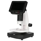 4 Inch LCD Digital Microscope 1200 Times Magnification 1080P Video Microscope Camera with 12MP Image Sensor for PC 100?240VUS Plug