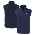 Men's Cutter & Buck Navy New York Jets Americana Charter Eco Recycled Full-Zip Vest