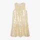 Calvin Klein Teen Girls Sleeveless Ivory Sequin Dress