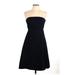 Gap Outlet Casual Dress - A-Line Strapless Sleeveless: Black Print Dresses - Women's Size 10